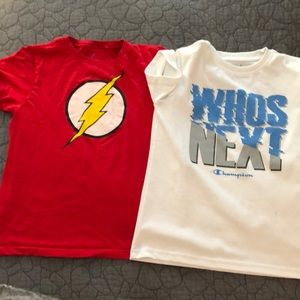 2 boys shirts